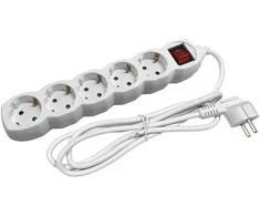 Prailgintuvas su įžeminimu Entac 5 lizdų 3m 3680W su jungtuku