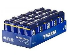 Varta Industrial 9V elementai, 20 vnt.