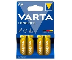 Varta šarminiai elementai AA Longlife 4vnt