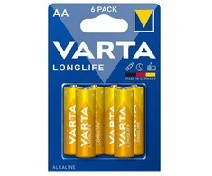 Varta šarminiai elementai AA Longlife 6vnt