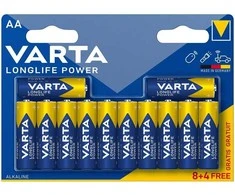 Varta šarminiai elementai AA Longlife Power (12 vnt)
