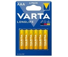 Varta šarminiai elementai AAA Longlife 6vnt