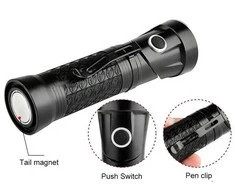 Žibintas ENTAC 5W 90° 3AAA 500lm