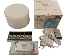 Sensory World Aroma difuzeris su aromaterapinių aliejų rinkiniu