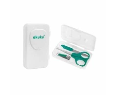 AKUKU kūdikių nagų priežiūros rinkinys MINT, A0040