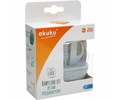 AKUKU kūdikių priežiūros rinkinys obuolio dėžutėje, pilkas, A0473