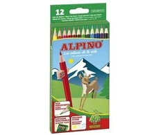 ALPINO spalvoti pieštukai CLASSIC, 12 spalvų