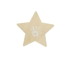 BABY ART medinė sieninė lempa su atspaudu STAR