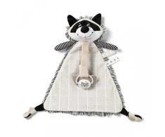 Baby Ono BABYONO migdukas su čiulptuko laikikliu RACOON ROCKY