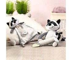 Baby Ono BABYONO migdukas su čiulptuko laikikliu RACOON ROCKY