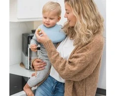 Baby Ono BABYONO minkštas seilinukas, tamsiai mėlynas