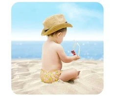 BAMBINO MIO daugkartinės maudymosi kelnaitės MELLOW MELON