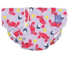 BAMBINO MIO daugkartinės maudymosi kelnaitės CRAB COVE