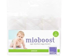 BAMBINO MIO daugkartiniai sauskelnių įdėklai MIOBOOST, Baltas, 3 vnt.