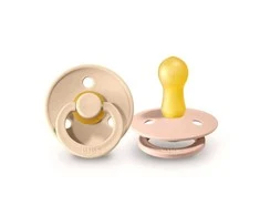 BIBS čiulptukų rinkinys 1 dydis (0 - 6 mėn.) Vanilla / Blush