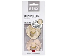 BIBS čiulptukų rinkinys 1 dydis (0 - 6 mėn.) Vanilla / Blush