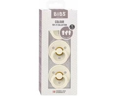 BIBS čiulptukų rinkinys Colour Try-it 3 vnt. Ivory