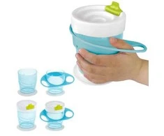 BROTHER MAX 220 ml 4+ mėn. 4IN1 puodelis, mėlynas