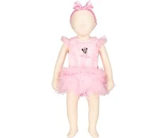 DISNEY BABY 18-24 mėnesių karnavalinis kostiumas rožinė suknelė su galvos juosta MINNIE MOUSE