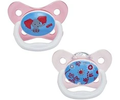 DR. BROWN'S Dr.Brown's Prevent Butterfly čiulptukas T2 6-12 2 vnt.