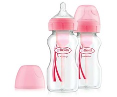 Dr Brown's Anti-Colic kūdikio buteliukas Options+ platus kaklelis 2 x 270ml