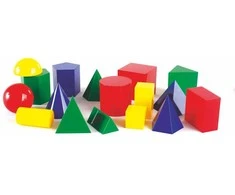 Edx Education EDX didelių geometrinių figūrų rinkinys, 17 vnt.