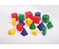 Edx Education EDX didelių geometrinių figūrų rinkinys, 17 vnt.