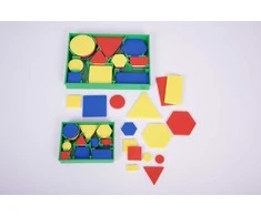 Edx Education EDX geometrinės figūros dėžutėje, kišeninis dydis, 60 vnt.