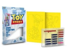 Egem Grup Organizasyon Raudonas CASTLE spalvoto smėlio piešimo rinkinys TOY STORY, 2 trafaretai