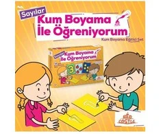 Egem Grup Organizasyon Raudonas CASTLE spalvoto smėlio mokymosi rinkinys SKAIČIAI