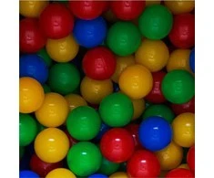 FLUMI kamuoliukai BASIC Geltona/Mėlyna/Raudona/Žalias, 200 vnt.