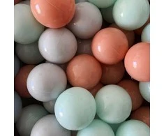 FLUMI kamuoliukai Mint/Peach/Pilkas, 200 vnt.