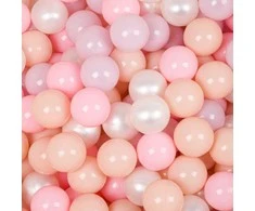 FLUMI kamuoliukai Pudros rausva/Light peach/Baltas, 200 vnt.