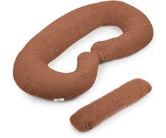 FLUMI nėščiosios ir maitinimo pagalvė TYPE C TEDDY, Chocolate