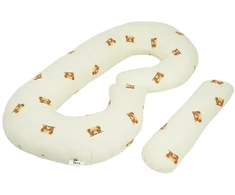 FLUMI nėščiosios ir maitinimo pagalvė TYPE C, Light Bear