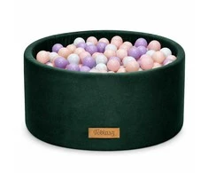 FLUMI personalizuotas kamuoliukų baseinas + 200 kamuoliukų, Dark Žalias