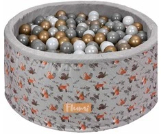 FLUMI personalizuotas kamuoliukų baseinas + 200 kamuoliukų, Fox