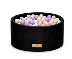 FLUMI personalizuotas kamuoliukų baseinas + 200 kamuoliukų, Juodas