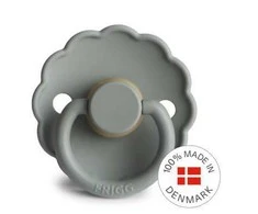 FRIGG 0-6 mėn. lateksinis čiulptukas DAISY, French Gray