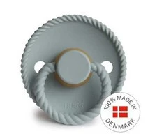 FRIGG 0-6 mėn. lateksinis čiulptukas ROPE, French Gray