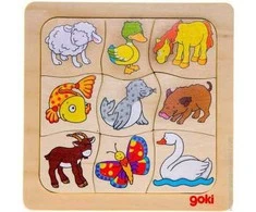 GOKI medinė dėlionė KAS KAM PRIKLAUSO