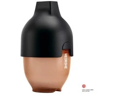 HEORSHE 160 ml silikoninis buteliukas kūdikiui Ultra Wide Neck, juodas