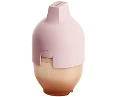 HEORSHE 160 ml silikoninis buteliukas kūdikiui Ultra Wide Neck, rožinis