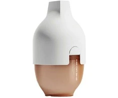 HEORSHE 160 ml silikoninis buteliukas kūdikiui Ultra Wide Neck, baltas