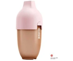 HEORSHE 240 ml silikoninis buteliukas kūdikiui Ultra Wide Neck, rožinis