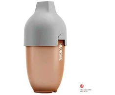 HEORSHE 240 ml silikoninis buteliukas kūdikiui Ultra Wide Neck, pilkas