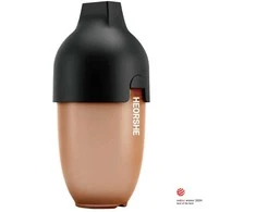 HEORSHE 240 ml silikoninis buteliukas kūdikiui Ultra Wide Neck, juodas