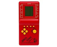 Ikonka KIK elektroninis žaidimas TETRIS 9999in1, raudonas