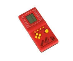 Ikonka KIK elektroninis žaidimas TETRIS 9999in1, raudonas