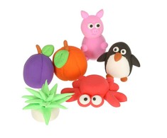 Ikonka KIK polimerinis molis - plastilinas, 12 spalvų